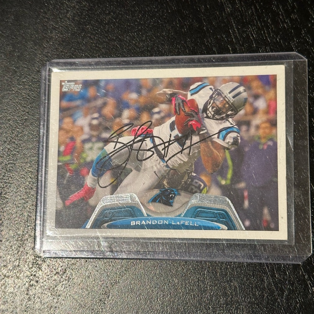 Autographed Brandon LaFell Football Card